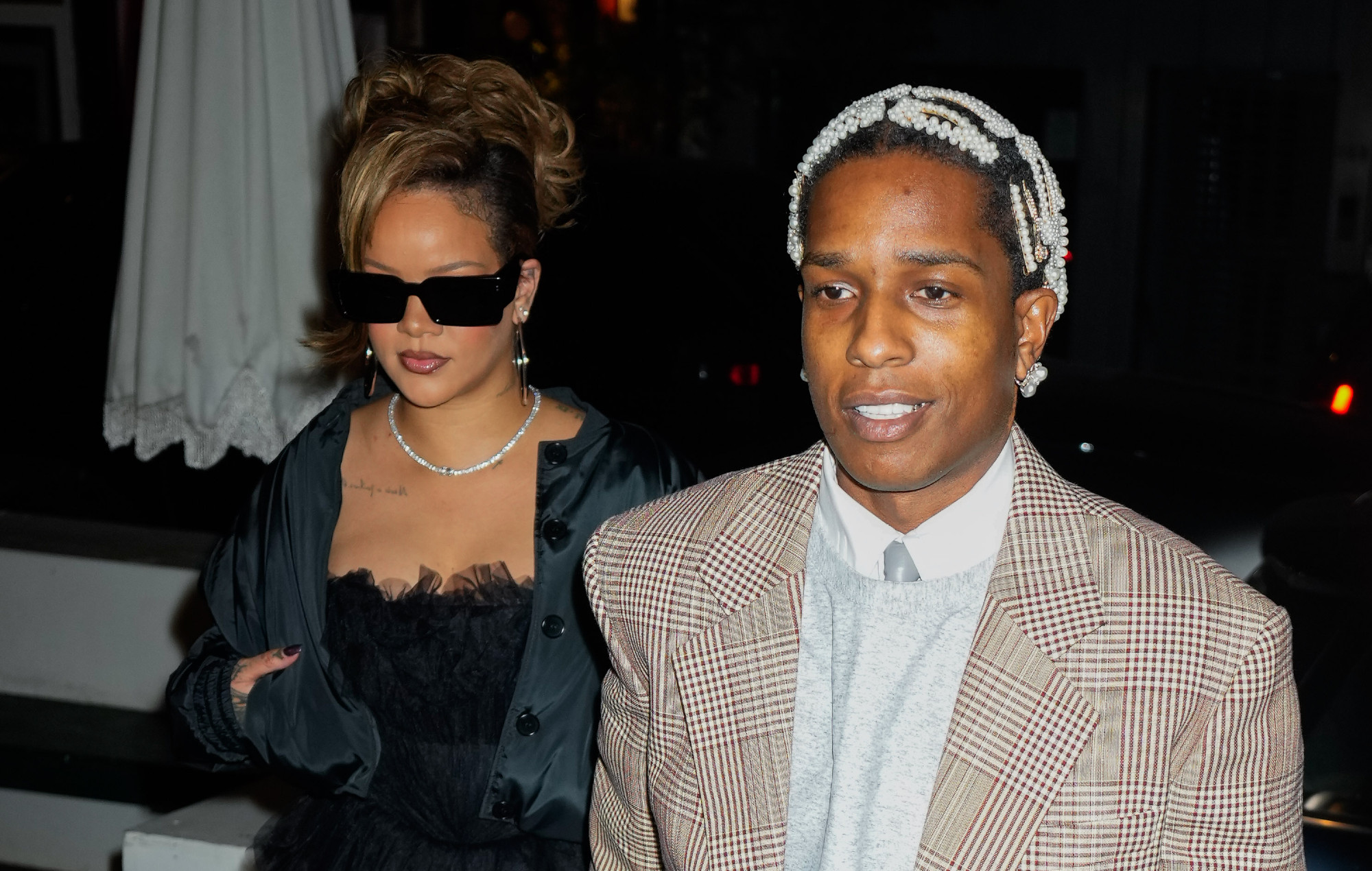 Rihanna and A$AP Rocky in New York City. Photo credit: Jackson Lee/GC Images