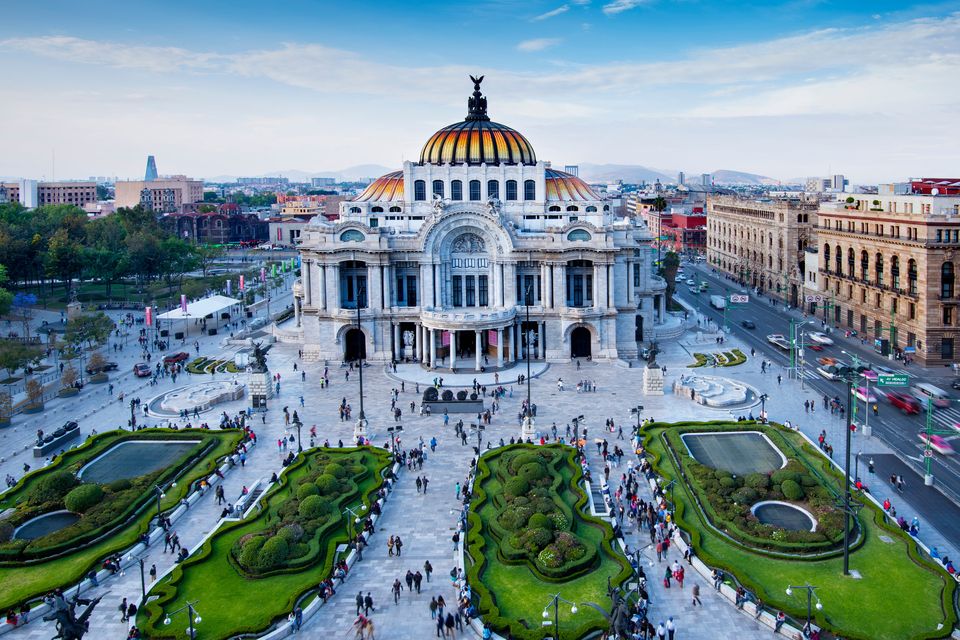 Palace of Fine Arts (Palacio de Bellas Artes) is a prominent cultural center in Mexico City