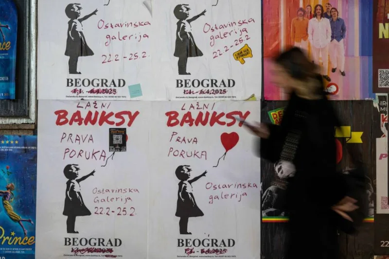 Banksy vs Banksy: Rival exhibits face off in Serbian capital