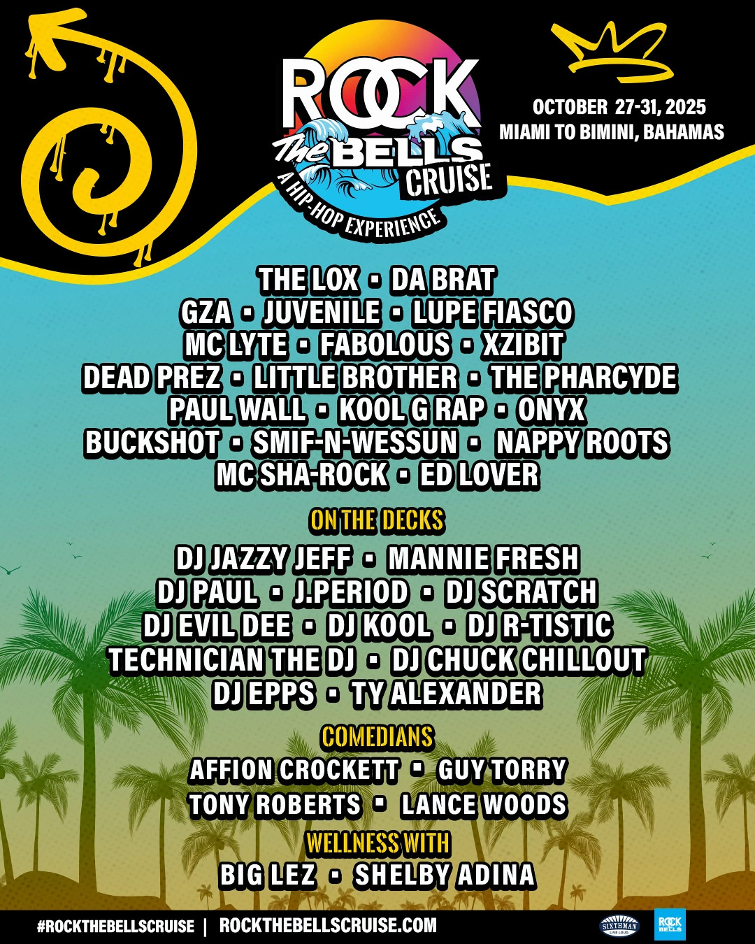 Rock The Bells Cruise 2025