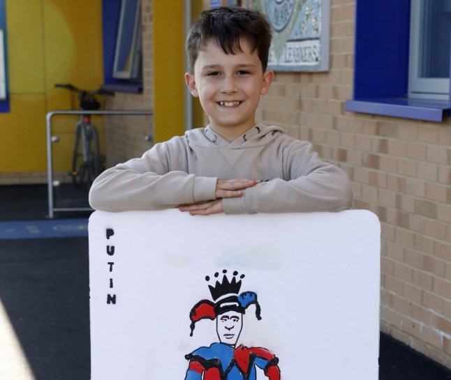 Wizard holding the card