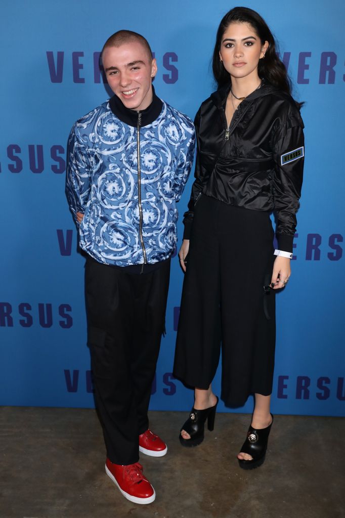 Rocco Ritchie and Kim Turnbull at a fashion show