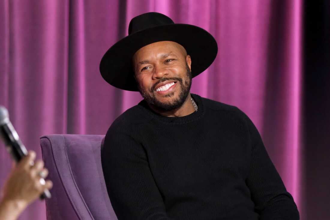 DJ D-Nice speaks onstage at A Conversation With Debra Lee at The GRAMMY Museum in March 2023 in Los Angeles.