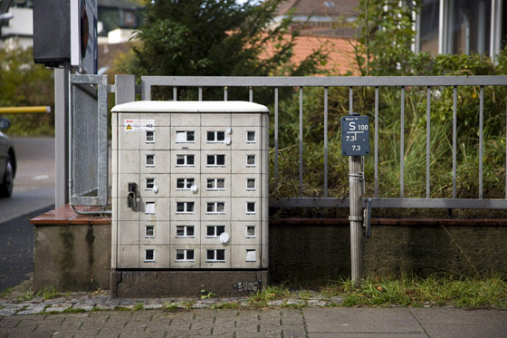 Evol - Street Art - Edifici in miniatura Evol - Street Art - Edifici in miniatura