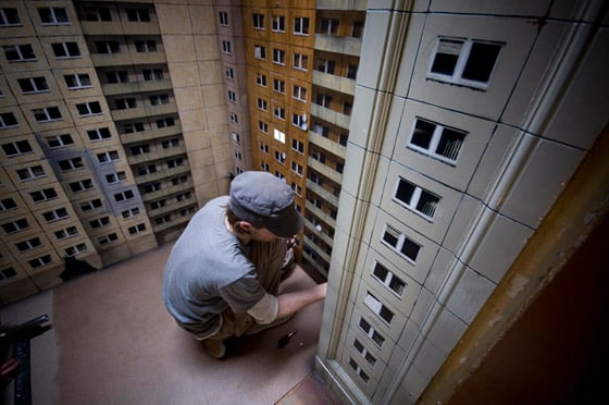 Evol - Street Art - Edifici in miniatura