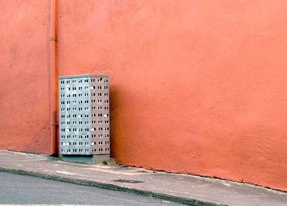 Evol - Street Art - Edifici in miniatura Evol - Street Art - Edifici in miniatura