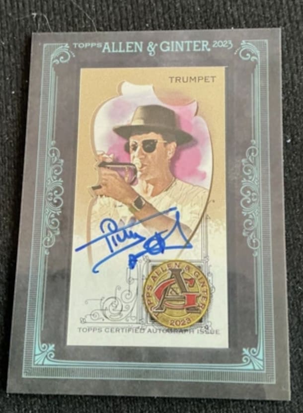 2023 Allen & Ginter Timmy Trumpet Mini Framed Auto Baseball Black Frame #06/25 2023 Allen & Ginter Timmy Trumpet Mini Framed Auto Baseball Black Frame #06/25