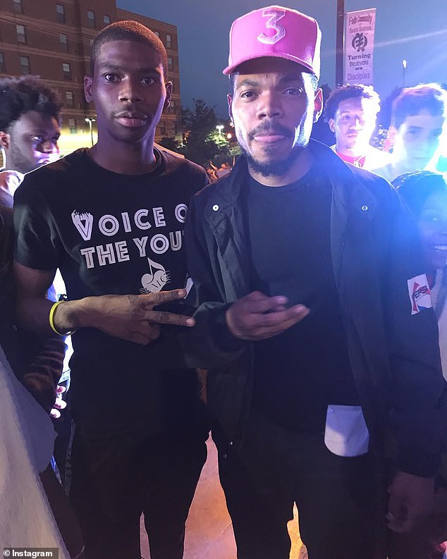 The Corner Store hitmaker (pictured with Chance the Rapper) started rapping as a child and later pursued it as a career after serving time in jail in 2016