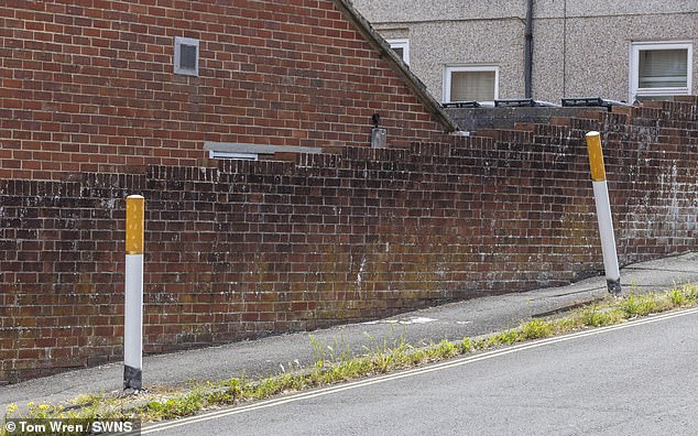 The 'cigarette' bollards have divided residents, with some saying it is