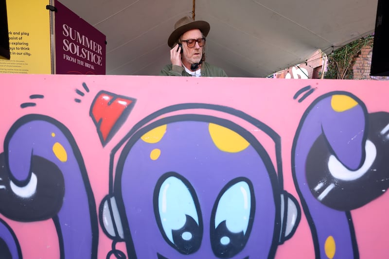Hit the North Street Art Festival finishes off with a block party featuring 60 local and international artists painting various murals around the Kent Street area in Belfast City Centre PICTURE: MAL MCCANN