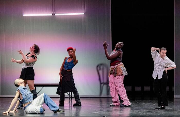 Mounia Nassangar: Stuck at the 2025 Breakin' Convention at Sadler's Wells, London Mounia Nassangar: Stuck at the 2025 Breakin' Convention at Sadler's Wells, London