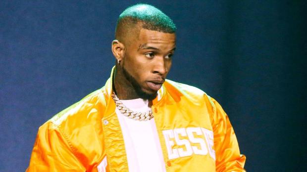 Rapper_Tory_Lanez_recovering_after_being_8216stabbed_14_times8217_as_he_serves_time_for_Megan_Thee_Stallion_shooting1 Tory Lanez, seen here in Oakland in 2019, was attacked on May 12 at a California prison where he’s serving a 10-year sentence for shooting hip-hop star Megan Thee Stallion in the feet.