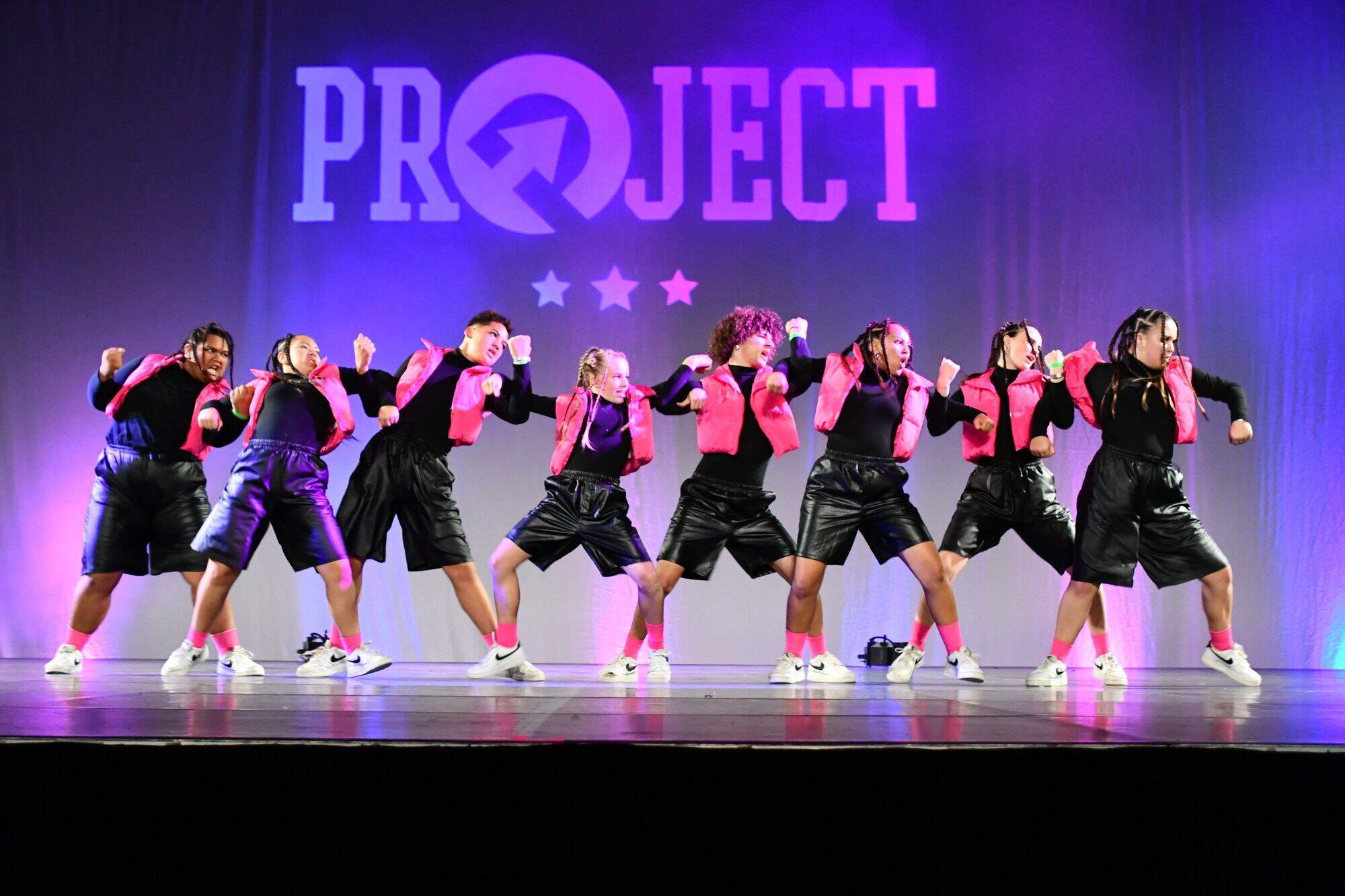 Varsity crew, 'Allegiance' from Mafia Dance Family, at Project Hip Hop in 2024. Photo / Supplied