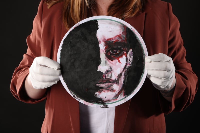Johnny Depp painting.