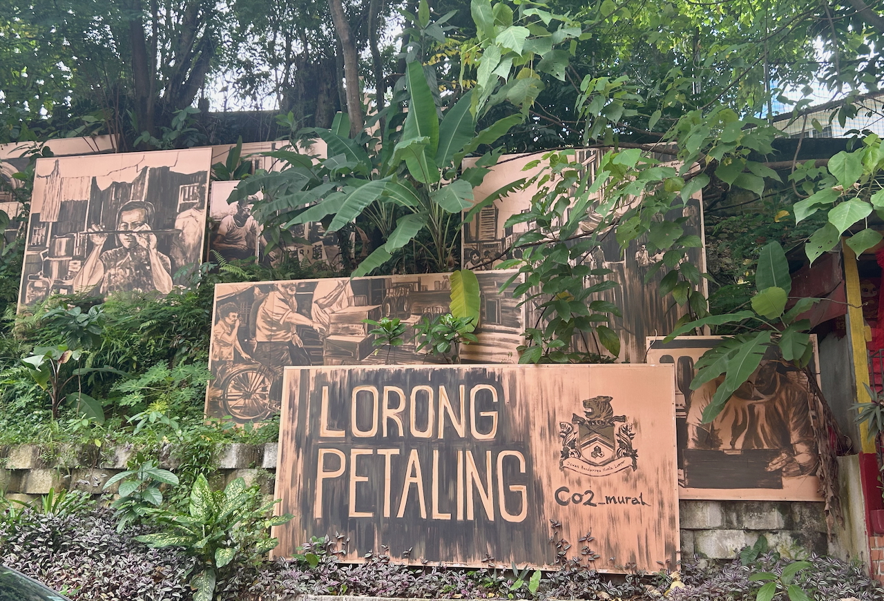 These murals mark the dead end of a Petaling lane famed for its artistic street art. (Photo: Preeti Verma Lal) These murals mark the dead end of a Petaling lane famed for its artistic street art. (Photo: Preeti Verma Lal)