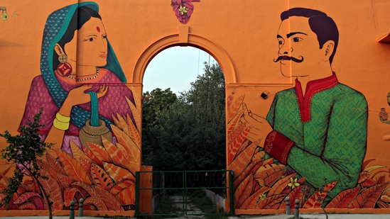 A painting done by Mexican street artist Saner at Lodhi Colony in Delhi. Here are 5 unexpected ways street artists are reclaiming public space.(File Photo: Shivam Saxena/Hindustan Times) A painting done by Mexican street artist Saner at Lodhi Colony in Delhi. Here are 5 unexpected ways street artists are reclaiming public space.(File Photo: Shivam Saxena/Hindustan Times)